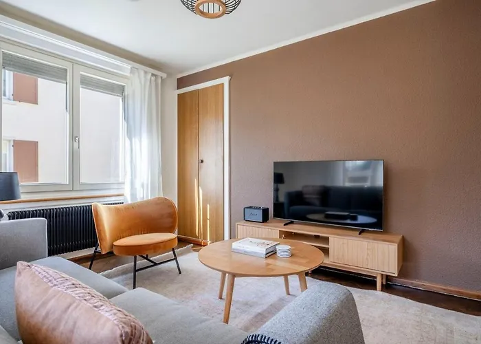 公寓 Amber 2 Schlafzimmer Balkon Ruhige Lage In Wipkingen 苏黎世